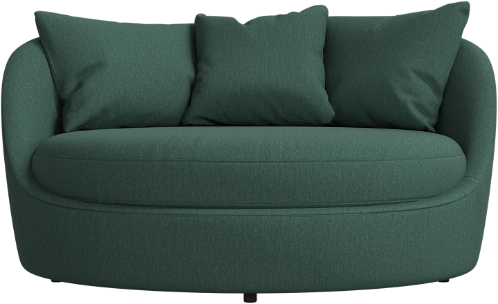 Кресло Ø - Capri ткань зеленого цвета 3232 -  Под заказ