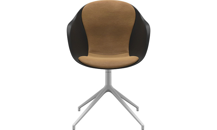 Cтул Adelaide с функцией вращения - York 5120 Kожа коньячного цвета  -  Под заказ