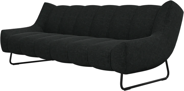 3-х местный диван Nawabari - Napoli 2255 Ткань цвета серого камня -  Под заказ