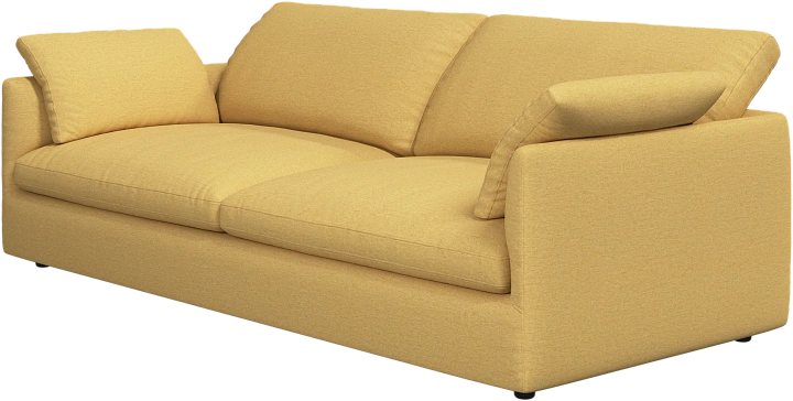 3-х местный диван Milano - Capri ткань горчичного цвета 3234 -  Под заказ