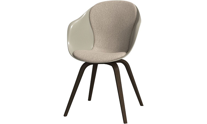 Обеденный стул Hauge - Lazio 3091 Ткань бежевого цвета  -  Под заказ