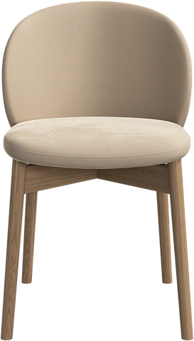 Обеденный стул Princeton - Bologna ткань песочного цвета 3254 -  Под заказ