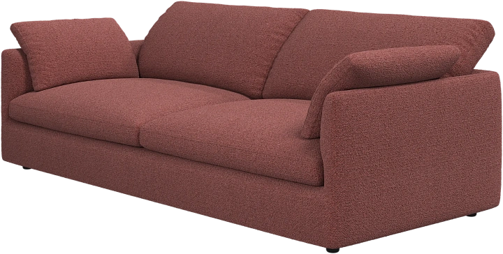 3-х местный диван Milano - Rimini ткань кирпично-красного цвета 3088 -  Под заказ