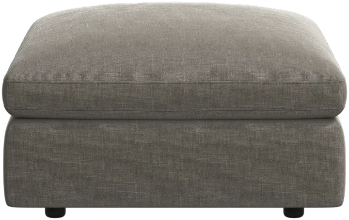 Пуф Milano - Napoli 2250 Ткань серебристо-серая  -  Под заказ