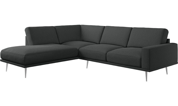 Диван Carlton с модулем для отдыха -  Nani 2111 Ткань темно-серого цвета -  Под заказ