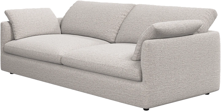 3-х местный диван Milano - Lucca ткань бежевого цвета 3320 -  Под заказ