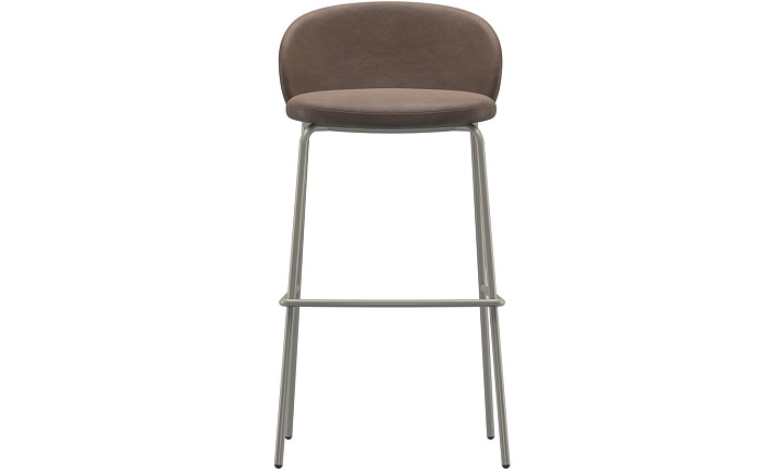 Барный стул Princeton - York 5122 Кожа светло-коричневого цвета  -  Под заказ