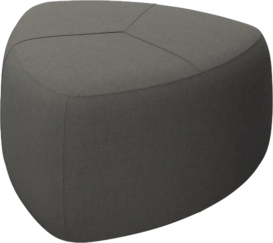 Пуф Bermuda - Frisco 2067 Ткань цвета серого камня  -  Под заказ