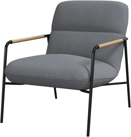 Кресло Terni - Frisco 2067 Ткань цвета серого камня  -  Под заказ