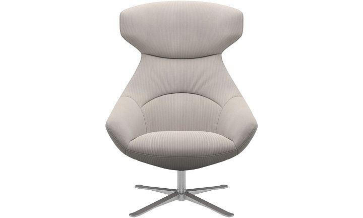 Кресло Porto с функцией вращения - Skagen 3160 Бежевая ткань  -  Под заказ