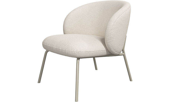 Кресло Princeton - Lazio 3090 Ткань белого цвета  -  Под заказ