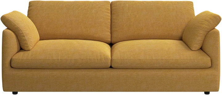 2.5 местный диван Milano - Tomelilla fabric 3143 Mustard  -  Под заказ