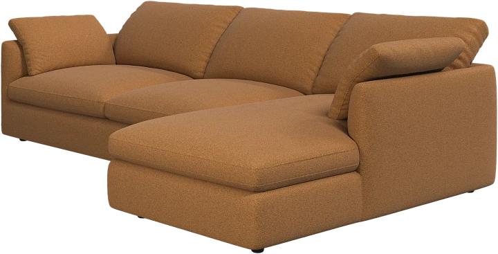 Угловой диван Milano - Bristol 3066 Ткань горчичного цвета  -  Под заказ