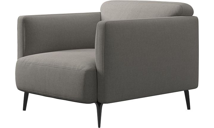 Кресло Modena - Frisco 2063 Ткань с покрытием aquaclean светло-серого цвета  -  Под заказ