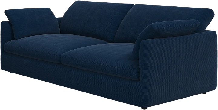 3-х местный диван Milano - Skagen 3163 Темно-синяя ткань  -  Под заказ