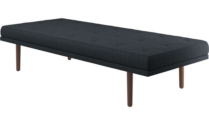 Кушетка Fusion - Bristol 3065 Синяя ткань  -  Под заказ