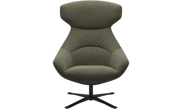 Кресло Porto с функцией вращения - York  5121 Kожа светло-зеленая -  Под заказ