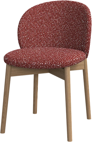 Обеденный стул Princeton - Avellino ткань красного цвета 3250 -  Под заказ