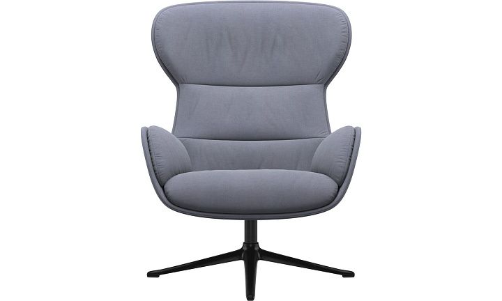 Кресло Reno с функцией вращения - Frisco 2056 Голубая ткань с функцией акваклин  -  Под заказ