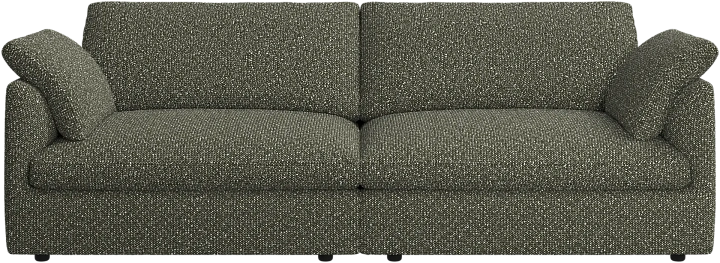 3-х местный диван Milano из двух модулей - Avellino ткань зеленого  цвета 3252 -  Под заказ