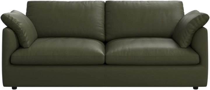 2.5 местный диван Milano - Nordic Grain 5133 Кожа светло-зеленого цвета -  Под заказ