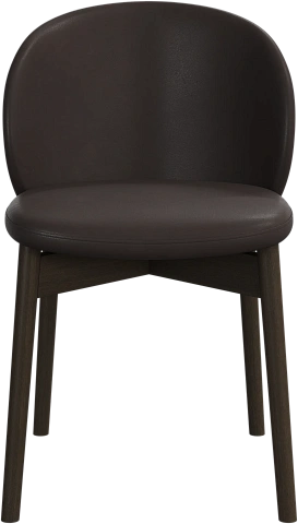 Обеденный стул Princeton - Nordic Vintage кожа 5152 темно-коричневого цвета -  Под заказ