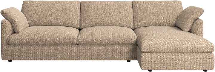 Угловой диван Milano - Avellino ткань бежевого  цвета 3251 -  Под заказ