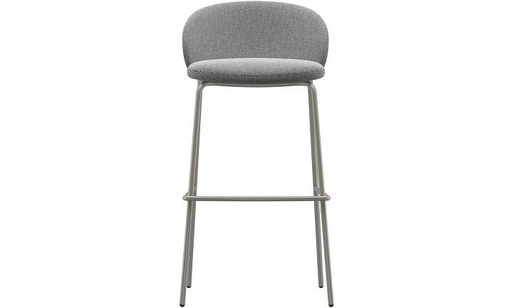 Барный стул Princeton - Bristol 3060 Ткань светло-серого цвета  -  Под заказ