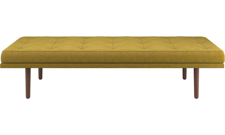 Кушетка Fusion - Tomelilla fabric 3143 Mustard  -  Под заказ