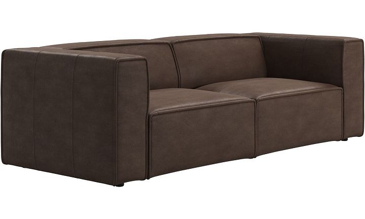 Диван Carmo - York 5122 Кожа светло-коричневого цвета  -  Под заказ