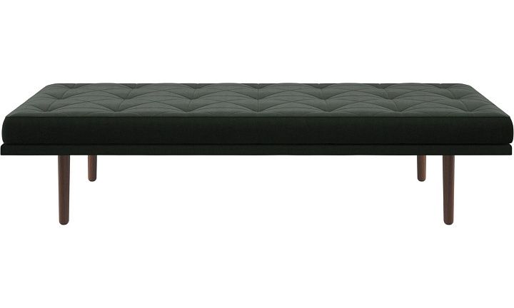 Кушетка Fusion -  Frisco 2058 Темно-зеленая ткань -  Под заказ