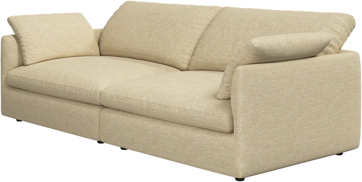 3-х местный диван Milano из двух модулей - Nani 2110 Ткань песочного цвета  -  Под заказ