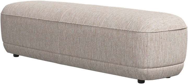 Скамейка Bolzano - Capri ткань бежевого цвета 3230 -  Под заказ