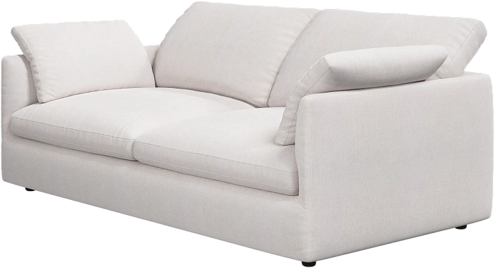 2.5 местный диван Milano - Frisco 2070 Бежевая ткань  -  Под заказ