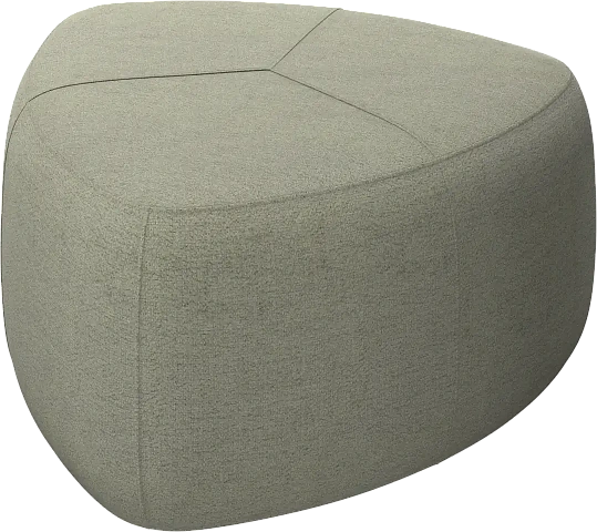 Пуф Bermuda - Lazio 3092 Светло-зеленая ткань  -  Под заказ