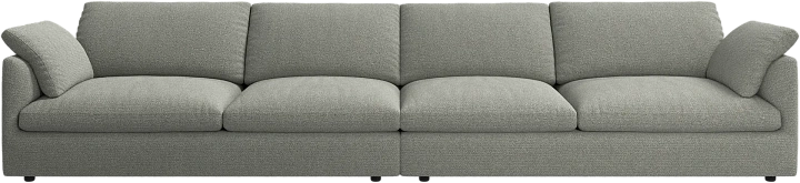 4-х местный диван Milano - Rimini ткань зеленого цвета 3086 -  Под заказ