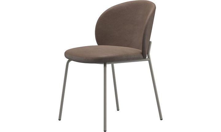 Обеденный стул Princeton - York 5122 Кожа светло-коричневого цвета  -  Под заказ