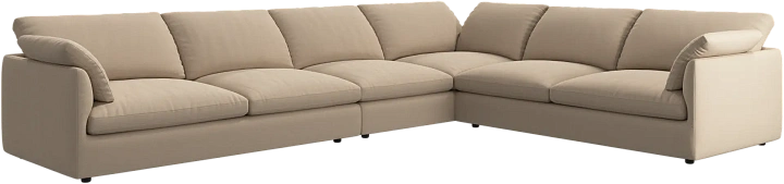 Угловой диван Milano - Bologna ткань песочного цвета 3254 -  В наличии