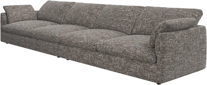 4-х местный диван Milano - Tuscany коричневого цвета 3202 -  Под заказ