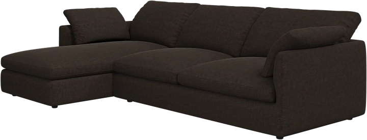 Угловой диван Milano - Napoli 2251 Ткань серо-коричневого цвета  -  Под заказ