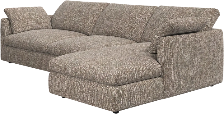 Угловой диван Milano - Tuscany бежевого цвета 3201 -  Под заказ