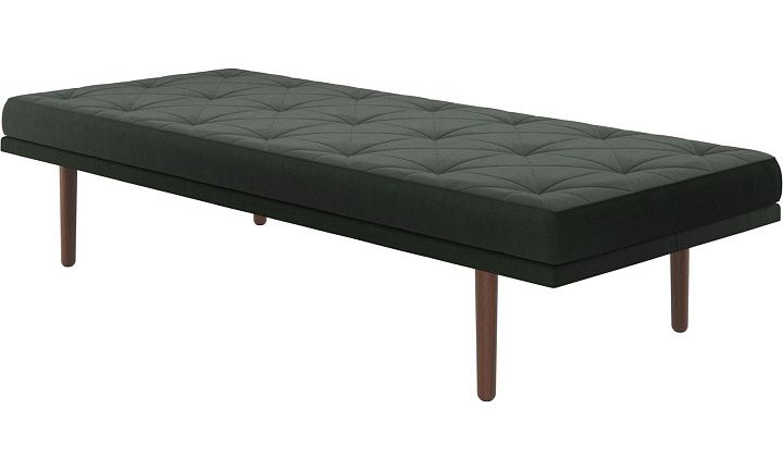 Кушетка Fusion -  Frisco 2058 Темно-зеленая ткань -  Под заказ