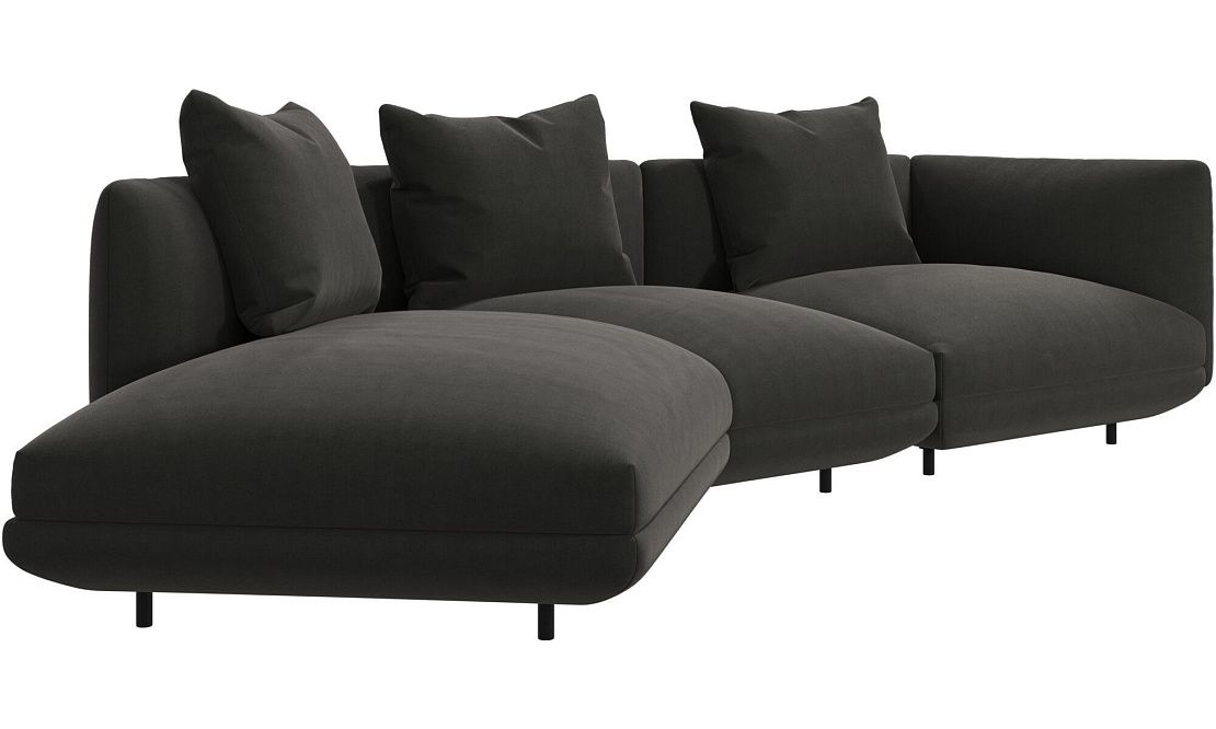 3-местный диван c козеткой Salamanca -  Frisco 2058 Темно-зеленая ткань -  Под заказ - артикул 4480075AN002058 - фото 2