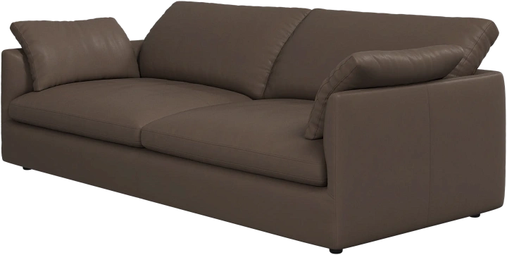 3-х местный диван Milano - Nordic Vintage кожа 5151 серо-коричневого цвета -  Под заказ