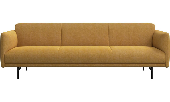 3-х местный диван Berne - Tomelilla fabric 3143 Mustard  -  Под заказ
