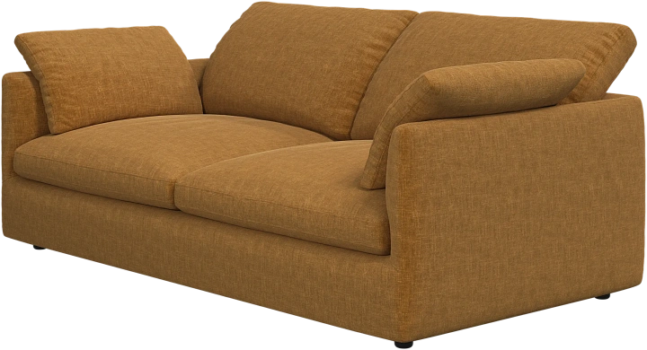 2.5 местный диван Milano - Napoli 2252 Ткань золотисто-бежевого цвета  -  Под заказ