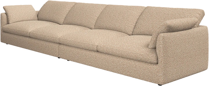 4-х местный диван Milano - Avellino ткань бежевого  цвета 3251 -  Под заказ