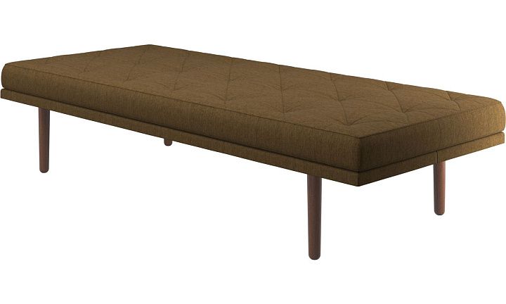 Кушетка Fusion - Bristol 3066 Ткань горчичного цвета  -  Под заказ