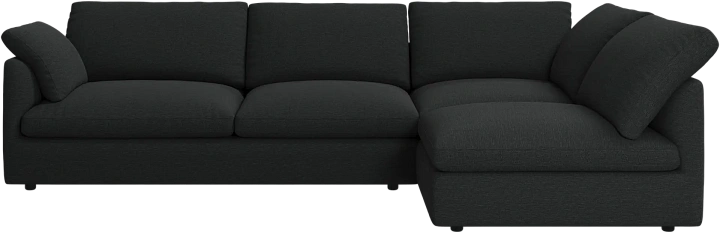 Угловой диван Milano -  Nani 2111 Ткань темно-серого цвета -  Под заказ