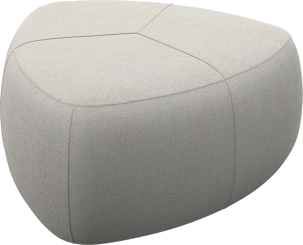 Пуф Bermuda - Lazio 3090 Ткань белого цвета  -  Под заказ